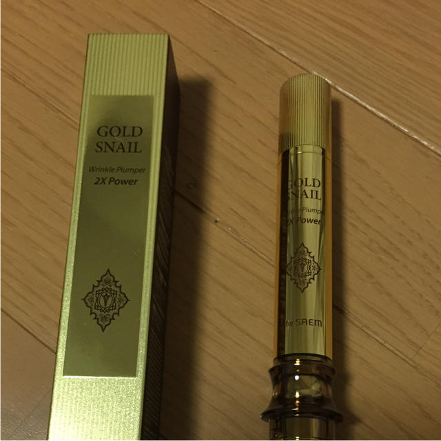 the saem(ザセム)のザセム GOLD SNAIL wrinkle power 2x 2個セット コスメ/美容のスキンケア/基礎化粧品(美容液)の商品写真