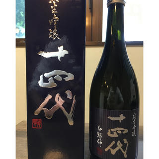 日本酒 十四代 純米吟醸 白鶴錦 720ml 新品 箱付き(日本酒)