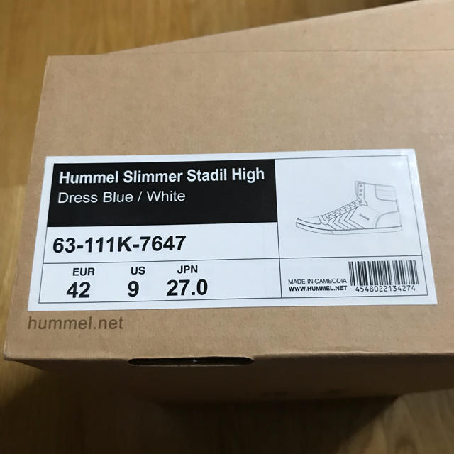 hummel(ヒュンメル)のヒュンメル ミドルカットスニーカー メンズの靴/シューズ(スニーカー)の商品写真