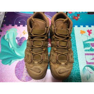 ナイキ(NIKE)のNIKE moreuptempo GS ブラウン(スニーカー)