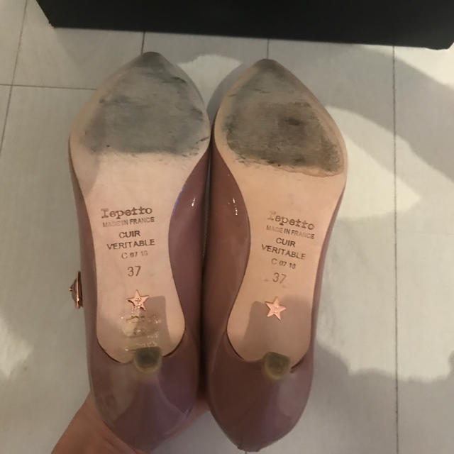 repetto(レペット)のrepetto♪ワンストラップ パンプス ベージュ 37 レディースの靴/シューズ(ハイヒール/パンプス)の商品写真