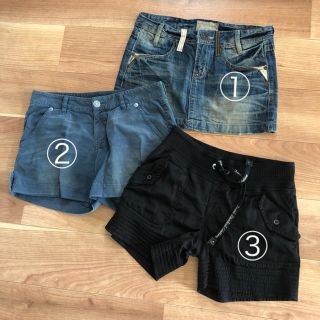 ダブルスタンダードクロージング(DOUBLE STANDARD CLOTHING)のショートパンツ 3点セット(ショートパンツ)