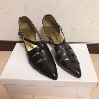 サンローラン(Saint Laurent)のイヴ・サンローラン パンプス イヴサンローラン サンローラン 本革 小さめ(ハイヒール/パンプス)