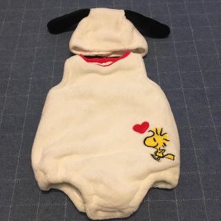 スヌーピー(SNOOPY)のもこもこスヌーピー(カバーオール)