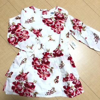 ザラ(ZARA)の新品 花柄ワンピース チュニック(ワンピース)