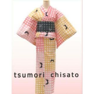 ツモリチサト(TSUMORI CHISATO)のツモリチサト 浴衣 仕立て済み 金魚 下駄プレゼント(浴衣)