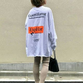 トゥデイフル(TODAYFUL)のri.様専用！！28日までお取り置き！Expert Horror'ロングTシャツ(Tシャツ(半袖/袖なし))