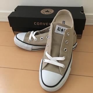 コンバース(CONVERSE)のコンバース  ベージュ 23cm(スニーカー)