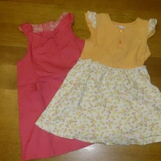 ベベ(BeBe)のBeBe95size🎀２点ﾜﾝﾋﾟｰｽ(その他)