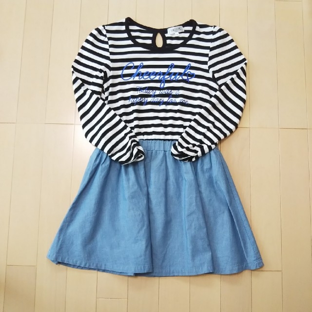 SOMETHING(サムシング)の［女児］SOMETHING  ワンピース ／130 キッズ/ベビー/マタニティのキッズ服女の子用(90cm~)(ワンピース)の商品写真