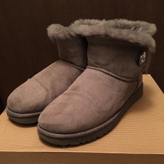 アグ(UGG)のmiffy様専用UGG ムートンブーツ グレー スワロフスキー(ブーツ)