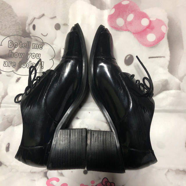 JEFFREY CAMPBELL(ジェフリーキャンベル)のjeffreycambell エナメルレースアップシューズ レディースの靴/シューズ(ローファー/革靴)の商品写真