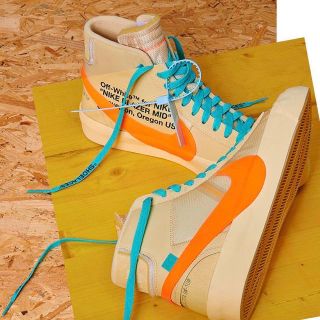 THE TEN OFF WHITE x NIKE BLAZER MID(スニーカー)