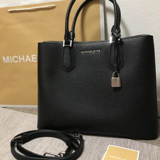 マイケルコース(Michael Kors)の極美品◆マイケルコース 正規品 ハンドバッグ ショルダーバッグ ブラック 黒(ショルダーバッグ)