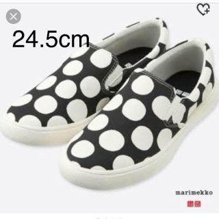 マリメッコ(marimekko)の【新品未使用】marimekko スリッポン 24.5cm(スリッポン/モカシン)