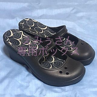 クロックス(crocs)の⭐️えみぅさん専用ボックス【美品】CROCS ヒールサンダル フランシス(サンダル)