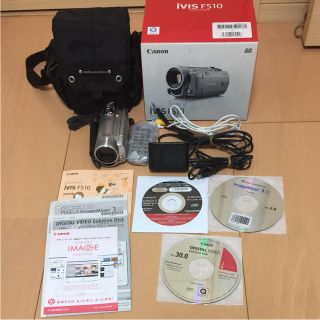 キヤノン(Canon)のデジタルビデオカメラ Canon ivis FS10 ショルダーバッグ付き(ビデオカメラ)