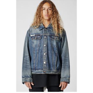 フィアオブゴッド(FEAR OF GOD)のFOG Essentials Denim Trucker Jacket Mサイズ(Gジャン/デニムジャケット)