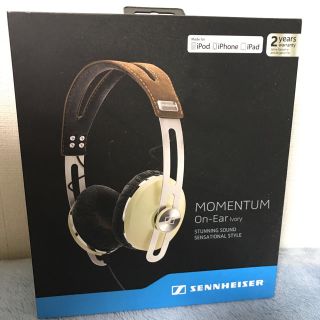 ゼンハイザー(SENNHEISER)のMOMENTUM on-ear   アイボリー  中古 美品(ヘッドフォン/イヤフォン)