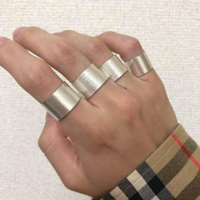 bts好きにおすすめ リング マルジェラ好きにおすすめ 4連リング メンズのアクセサリー(リング(指輪))の商品写真