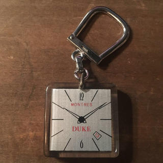 ブルボン(ブルボン)の【専用】ブルボンキーホルダー MONTRES DUKE 時計(ノベルティグッズ)
