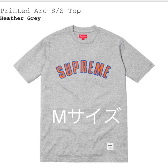 【新品未使用】supreme Printed Arc S/S T MサイズHeatherGreySIZE