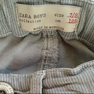 ザラキッズ(ZARA KIDS)の128 ZARA BOYS ヒッコリー パンツ(パンツ/スパッツ)