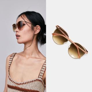 ザラ(ZARA)のZara 2018 グラデーションサングラス ASOS(サングラス/メガネ)