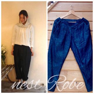 ネストローブ(nest Robe)のnest Robe タックパンツ 値下げ(カジュアルパンツ)