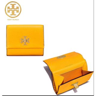 トリーバーチ(Tory Burch)のトリーバーチの二つ折り財布 イエロー(財布)