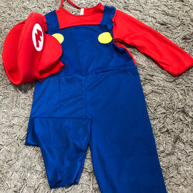 マリオ  コスプレ 衣装 コスチューム ハロウイン キッズ  キッズ/ベビー/マタニティのキッズ服男の子用(90cm~)(その他)の商品写真