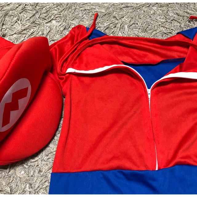 マリオ  コスプレ 衣装 コスチューム ハロウイン キッズ  キッズ/ベビー/マタニティのキッズ服男の子用(90cm~)(その他)の商品写真