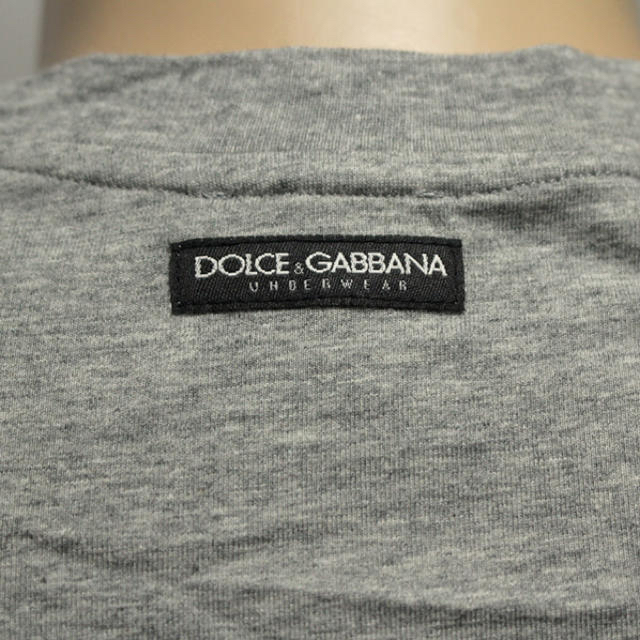 DOLCE&GABBANA(ドルチェアンドガッバーナ)の正規品DOLCE&GABBANA ドルチェ＆ガッパーナ クルーネック シャツ メンズのトップス(Tシャツ/カットソー(半袖/袖なし))の商品写真