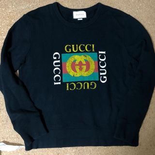 Gucci - グッチ【GUCCI】ロゴトレーナー/長袖/丸首/プルオーバー