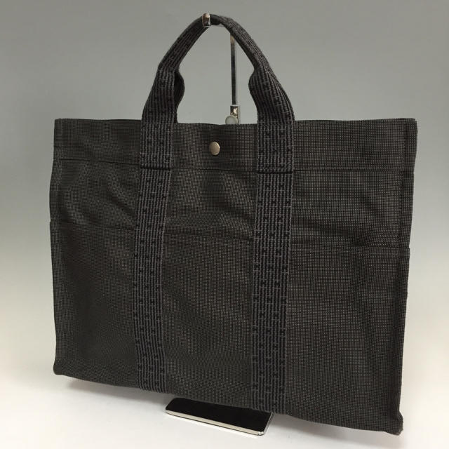 HERMES 美品 エールライン トートバッグ グレー MM エルメス