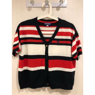 バーバリーブルーレーベル(BURBERRY BLUE LABEL)の希少　新品　カーディガン バーバリー ブルー レーベル 可愛い 上品 トップス(カーディガン)