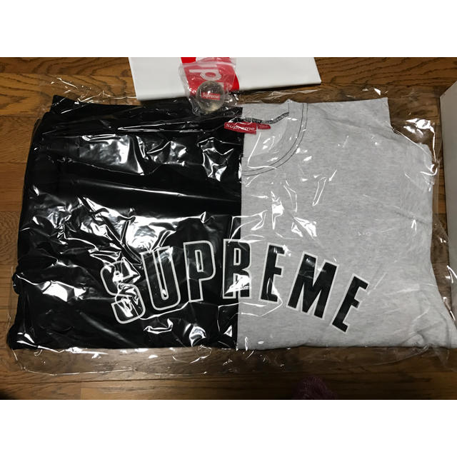 18AW Supreme Split Crewneck Sweatshirt L 1