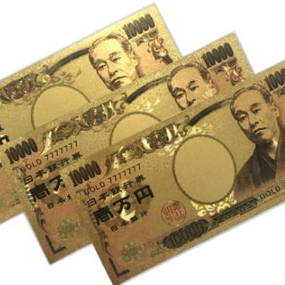 金運アップ‼️ 一万円札ゴールド ラッキーセブン 金運グッズ(財布)