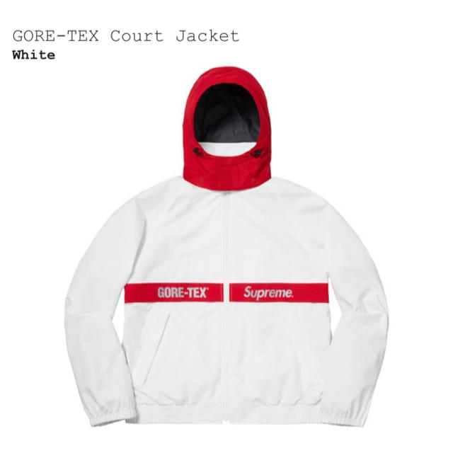 Supreme - 白M Supreme GORE-TEX Court jacket White