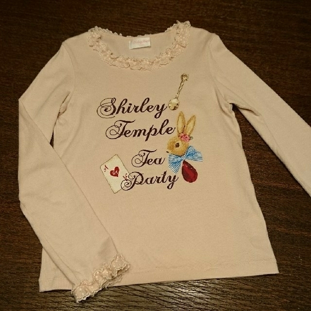 Shirley Temple(シャーリーテンプル)のシャーリーテンプル 140 うさぎ 長袖T キッズ/ベビー/マタニティのキッズ服女の子用(90cm~)(Tシャツ/カットソー)の商品写真