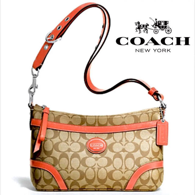 COACH(コーチ)の美品 コーチ ショルダーバッグ 斜め掛け COACH 2way 汚れに強い レディースのバッグ(ショルダーバッグ)の商品写真