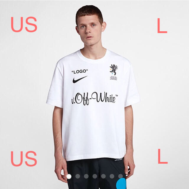 NIKE off-white Tシャツ US L 【新品】NIKE.com購入