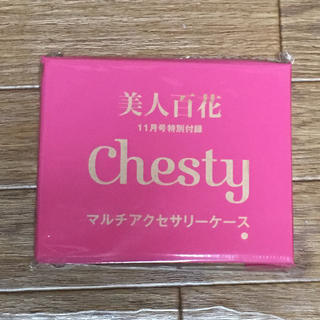 チェスティ(Chesty)の美人百花 付録 chesty マルチアクセサリーポーチ(小物入れ)