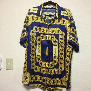 シャネル(CHANEL)のvintage chanel スカーフシャツ(シャツ)