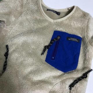 デニムダンガリー(DENIM DUNGAREE)のK♡mamaさま専用☆ デニムダンガリー ボアプルオーバーカバーオール2点 (ジャケット/上着)