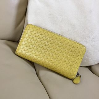 ボッテガヴェネタ(Bottega Veneta)のボッテガヴェネタ Bottega♡長財布 イントレチャート♡黄色 イエロー(長財布)