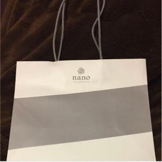 ナノユニバース(nano・universe)のnano・universe ナノユニバース ショップ袋 ショッパー   紙袋(ショップ袋)