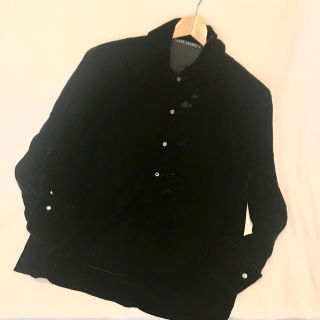 ラルフローレン(Ralph Lauren)の☆ Ralph Lauren ラルフローレン 黒 ベロア フリル シャツ(シャツ/ブラウス(長袖/七分))