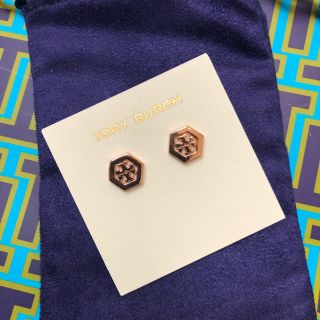 トリーバーチ(Tory Burch)の新品♡トリーバーチ ピアス ピンクゴールド(ピアス)