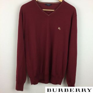 バーバリー(BURBERRY)の美品 BURBERRY London 長袖ニット ハイゲージ サイズLL(ニット/セーター)